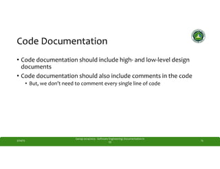Comprehensive Guide to Documentation in Software Engineering Projects | PDF