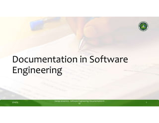 Comprehensive Guide to Documentation in Software Engineering Projects | PDF
