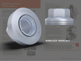 Understanding and Preventing Dropped Objects
NORDLOCK ‘WHEELNUT’
 