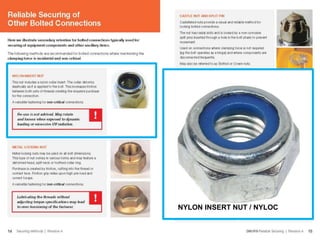 Understanding and Preventing Dropped Objects
NYLON INSERT NUT / NYLOC
 