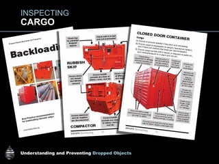 Understanding and Preventing Dropped Objects
CARGO
INSPECTING
 