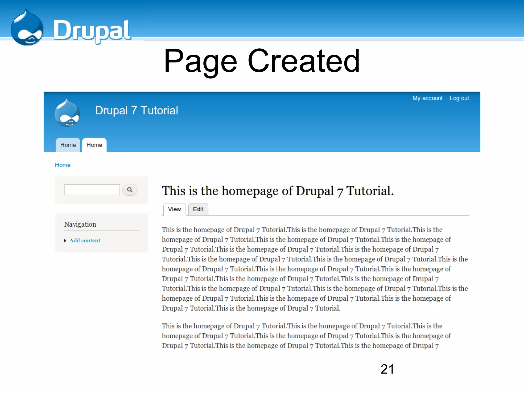 Install Drupal 2 