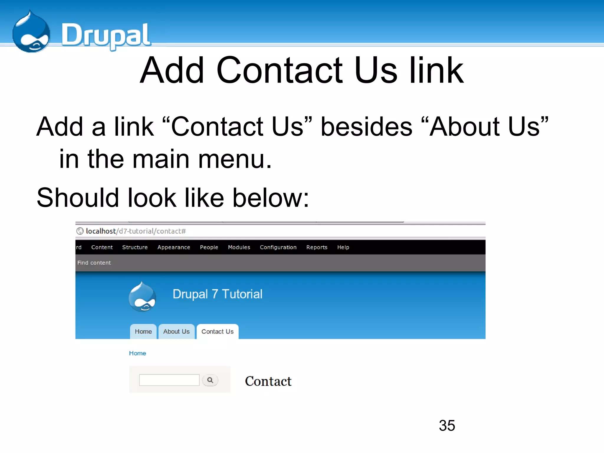 Add a basic page in Drupal 7 