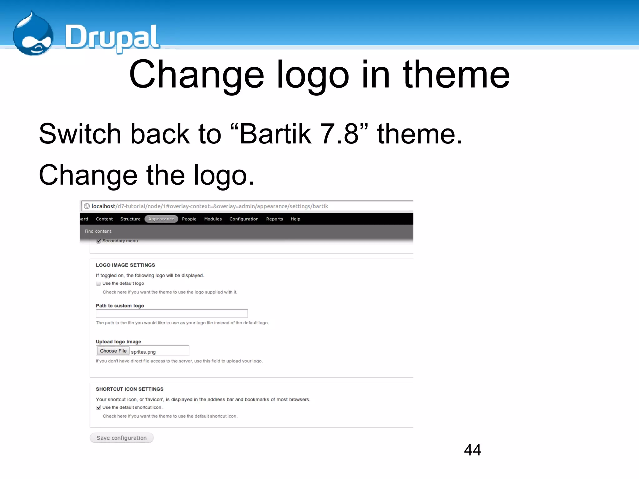 Deleting extra home The extra home link was created when creating basic page node (nid 1). 