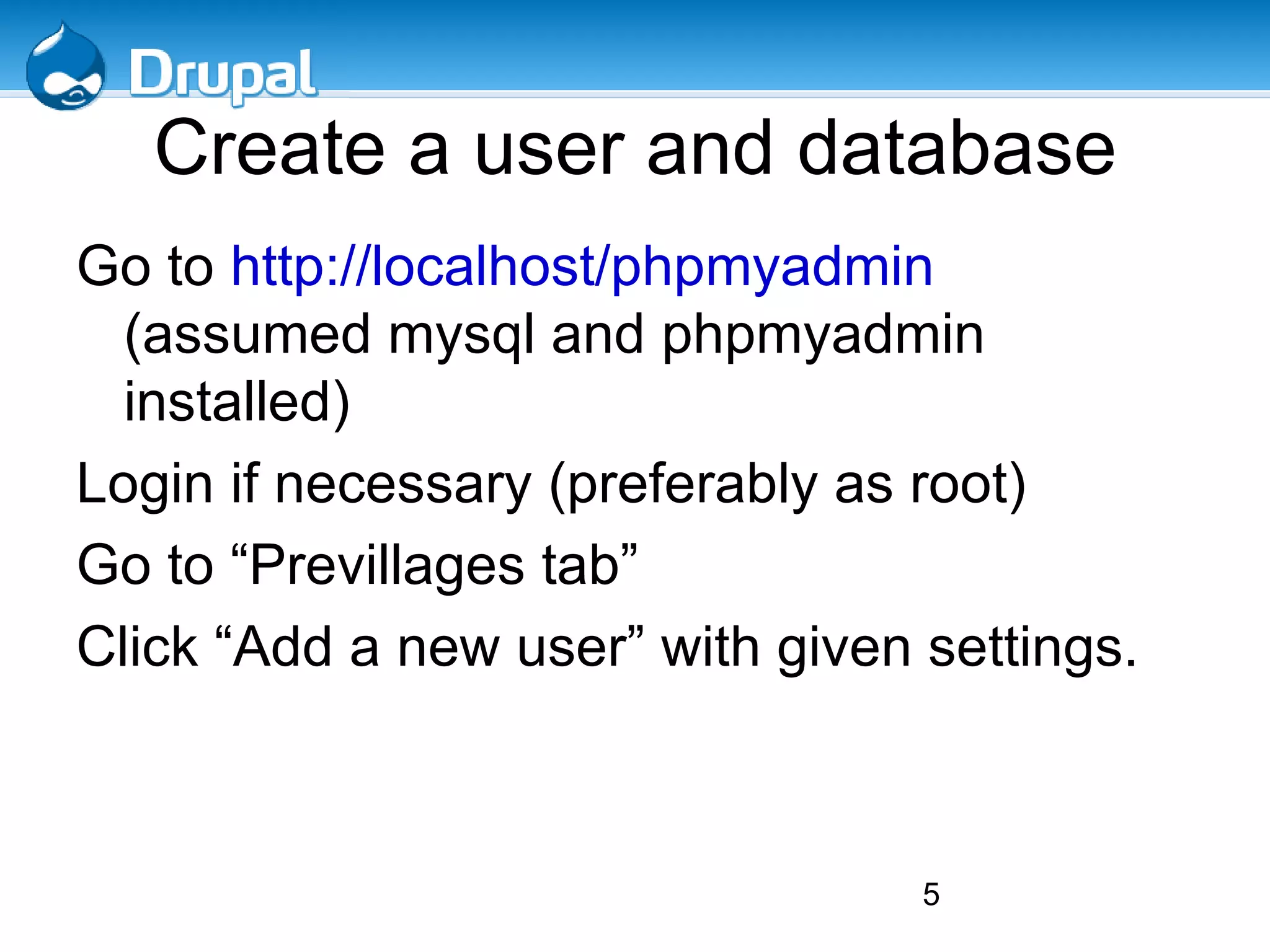 User permissions overview 