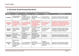 Alpha Case Study - Process Improvement Plan_Sample | PDF