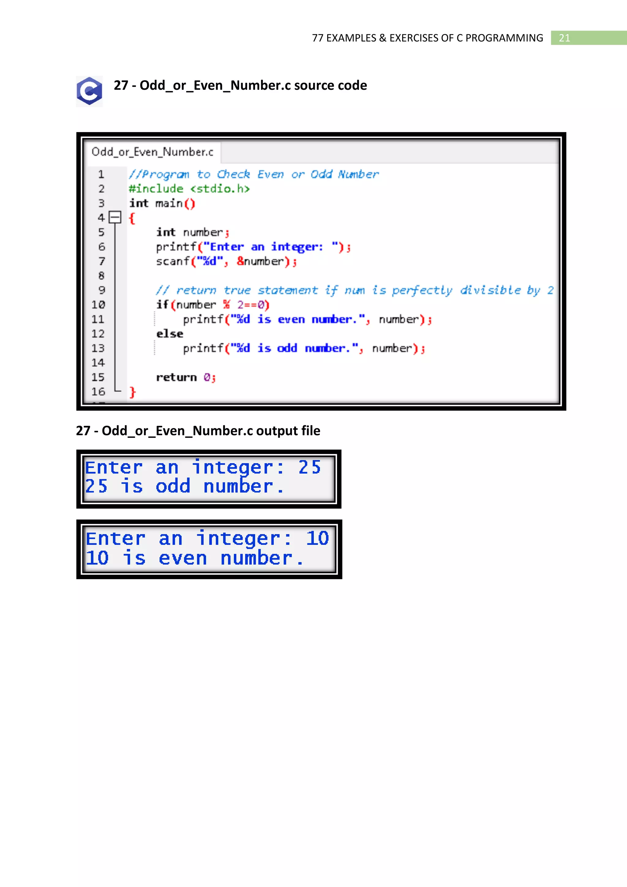 02 Ebook 77 Examples and Exercises of C Programming.pdf | Programming ...