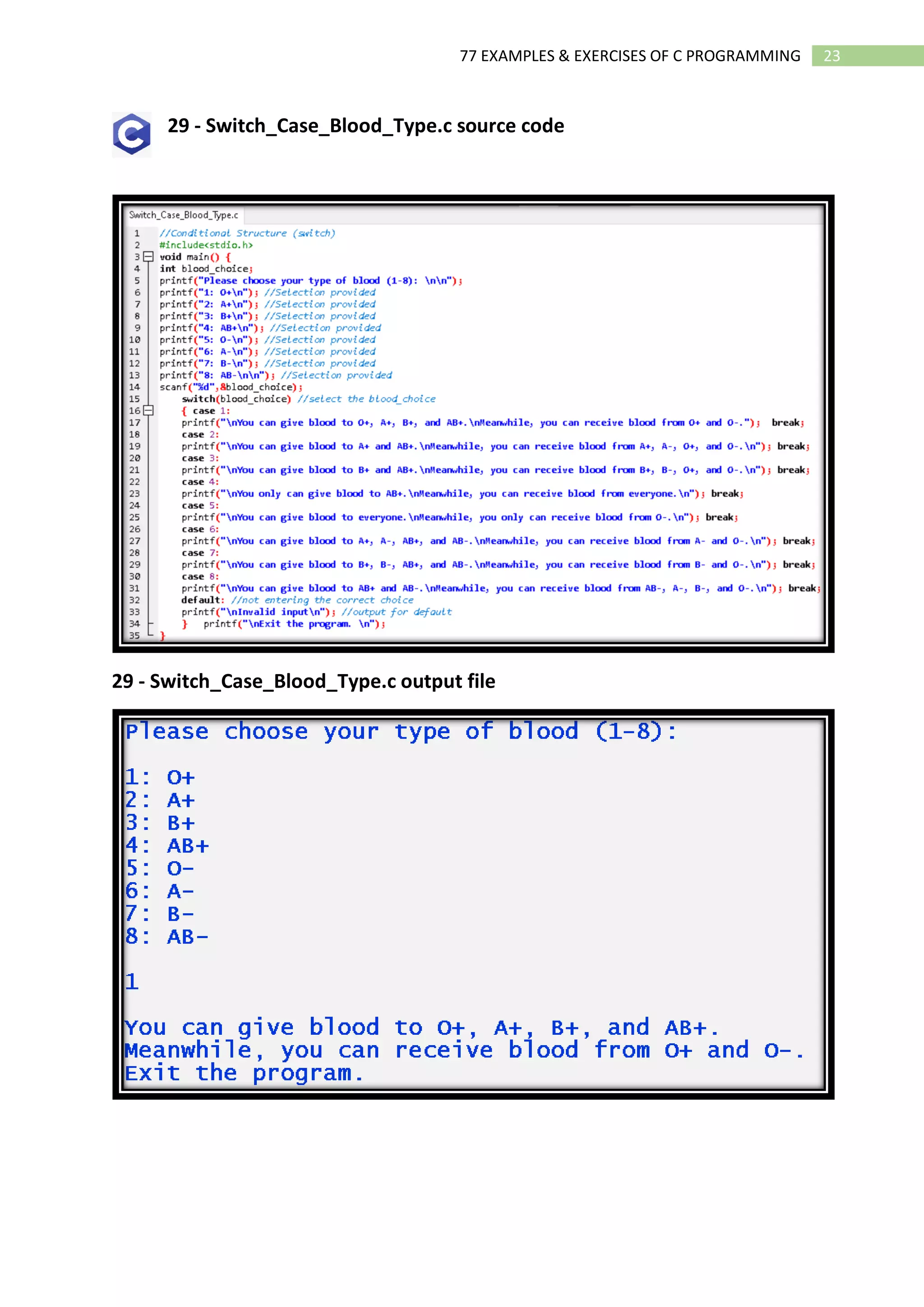 02 Ebook 77 Examples and Exercises of C Programming.pdf | Programming ...