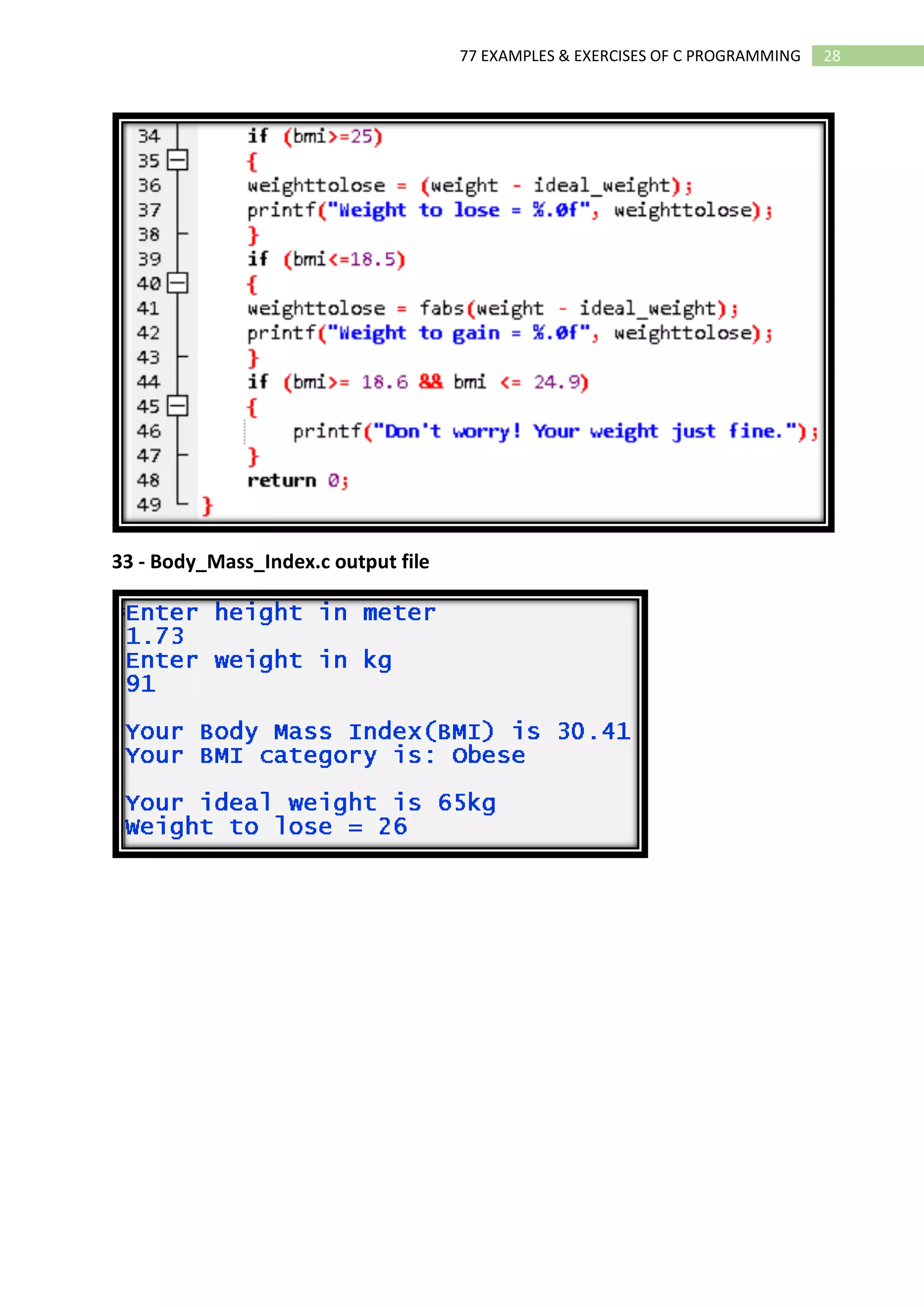 02 Ebook 77 Examples and Exercises of C Programming.pdf | Programming ...