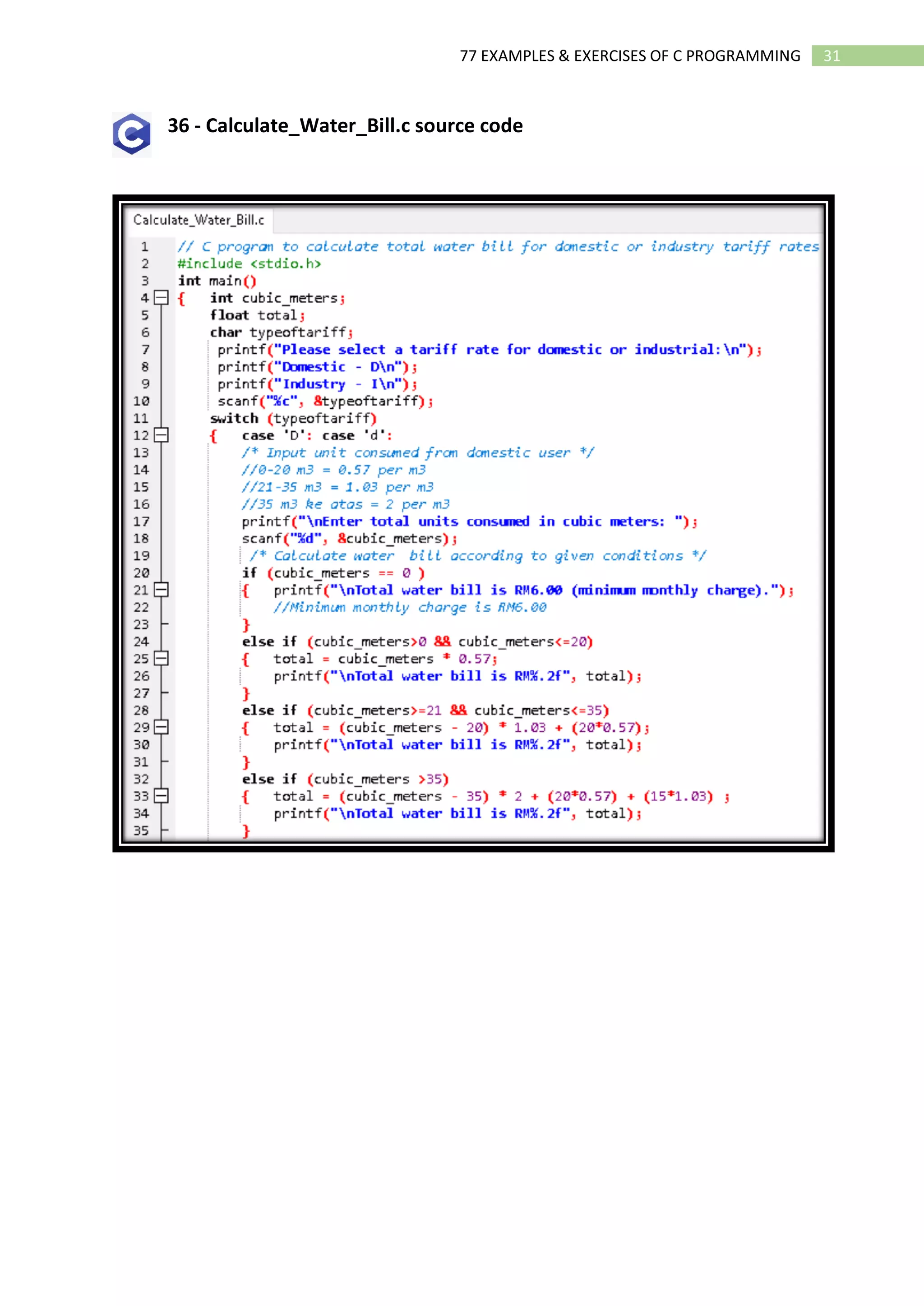 02 Ebook 77 Examples and Exercises of C Programming.pdf