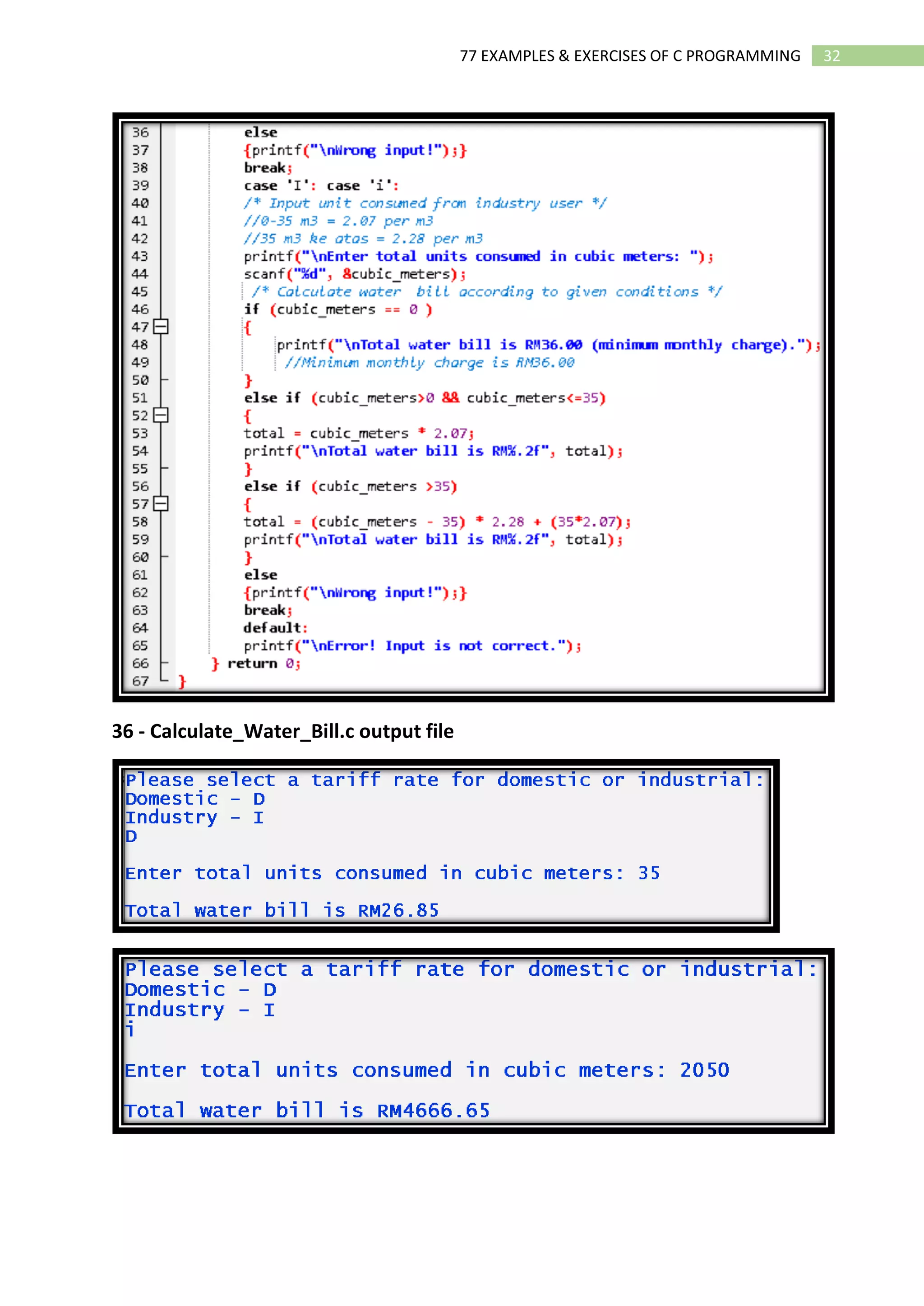 02 Ebook 77 Examples and Exercises of C Programming.pdf | Programming ...