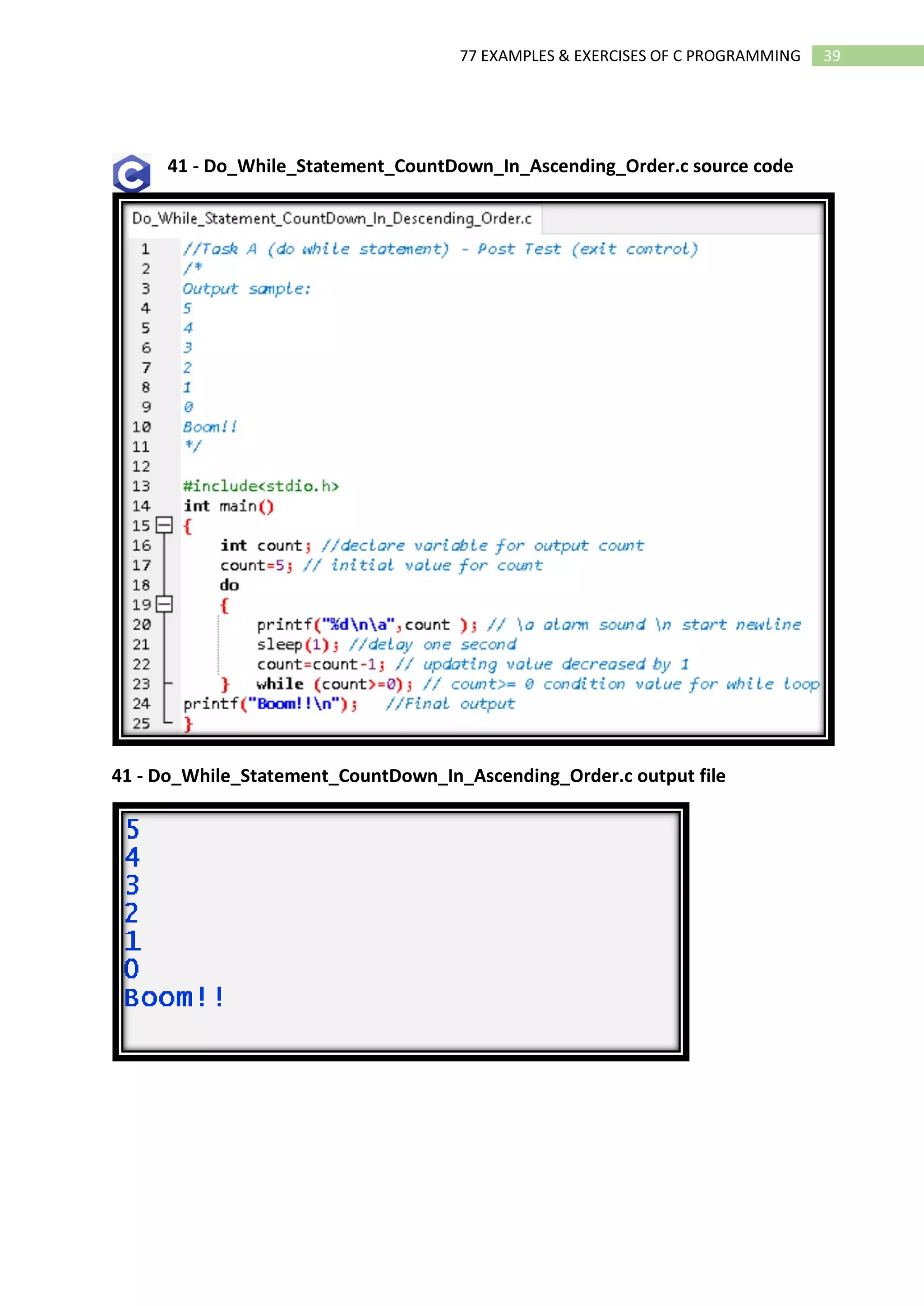 02 Ebook 77 Examples and Exercises of C Programming.pdf | Programming ...