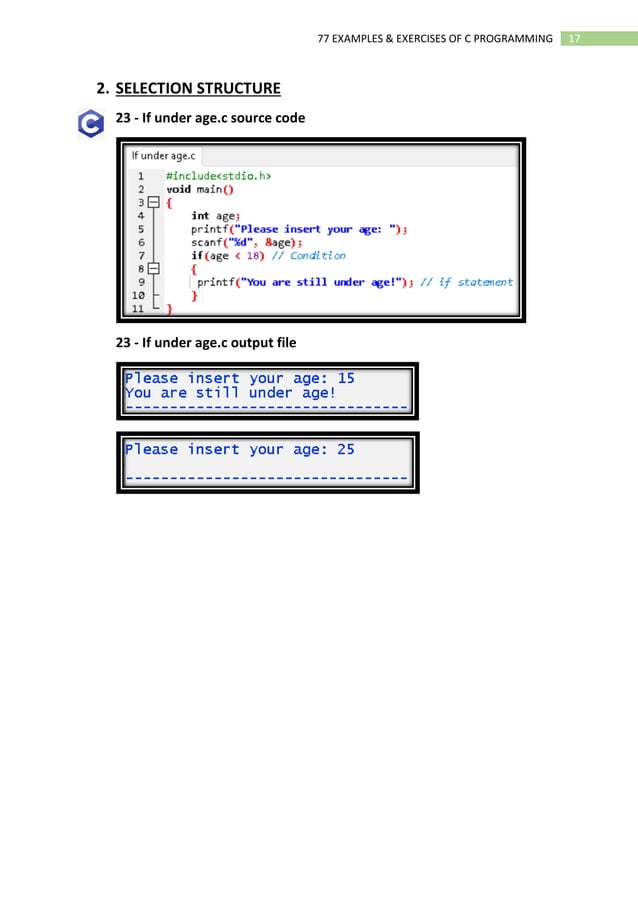 02 Ebook 77 Examples and Exercises of C Programming.pdf | Programming ...