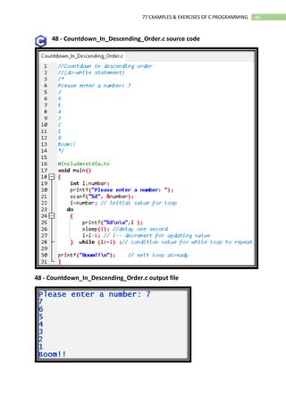02 Ebook 77 Examples and Exercises of C Programming.pdf