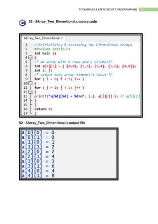 02 Ebook 77 Examples and Exercises of C Programming.pdf