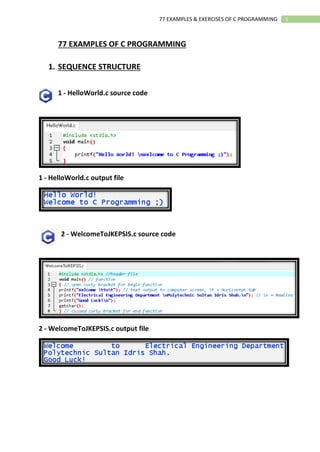 02 Ebook 77 Examples and Exercises of C Programming.pdf