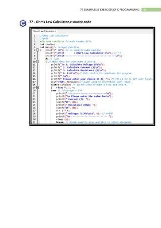 02 Ebook 77 Examples and Exercises of C Programming.pdf