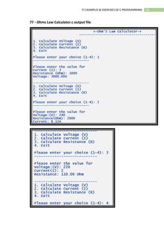 02 Ebook 77 Examples and Exercises of C Programming.pdf