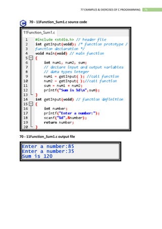 C Programming Examples