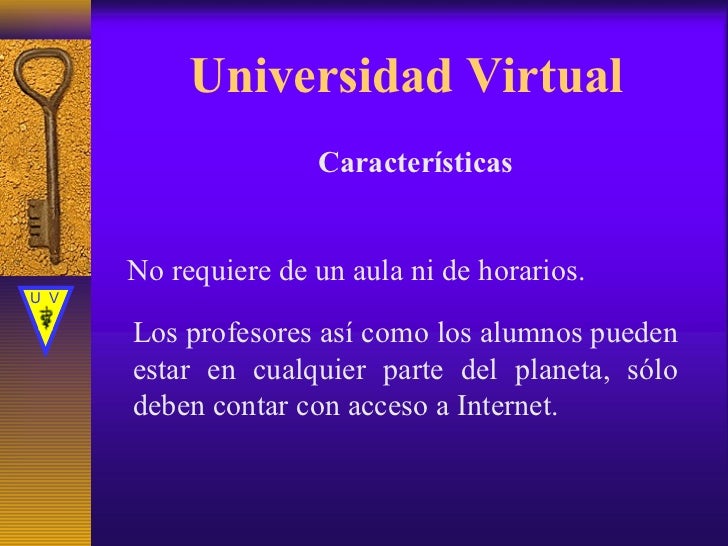 Resultado de imagen para universidad virtual caracteristicas