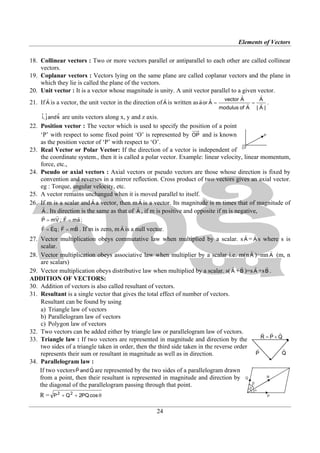 02 elements of vectors | PDF