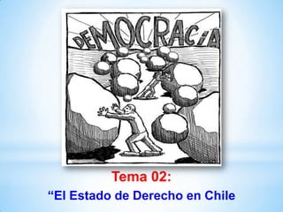 Tema 02:
“El Estado de Derecho en Chile
 