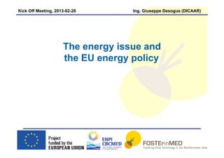 Energy issue and EU energy policy | PDF