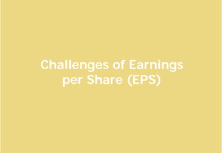 ArgonPro
consulting
training
1
Challenges of Earnings
per Share (EPS)
 