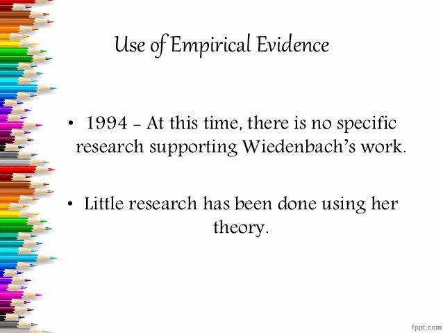 ernestine wiedenbach theory