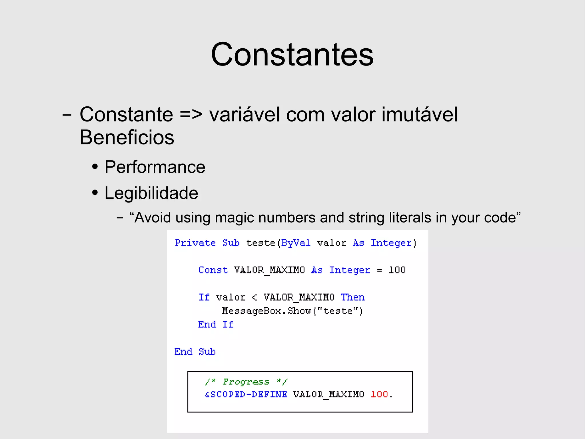 Desenvolvimento em .Net - Estruturas Basicas