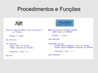 Desenvolvimento em .Net - Estruturas Basicas