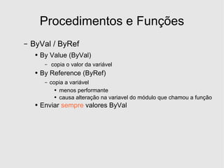 Desenvolvimento em .Net - Estruturas Basicas
