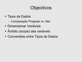 Desenvolvimento em .Net - Estruturas Basicas