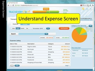 ExpenseScreen
Understand Expense Screen
 