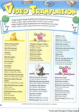 Disney Magic English Family familia | PDF