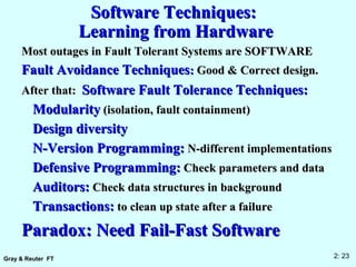 Fail Fast Software Pattern 02 fault tolerance | PPT