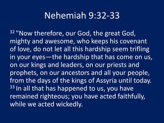 02 February 15, 2015, Nehemiah 9, The Power Of God's Word