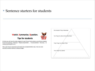 ✤

Sentence starters for students

!

 