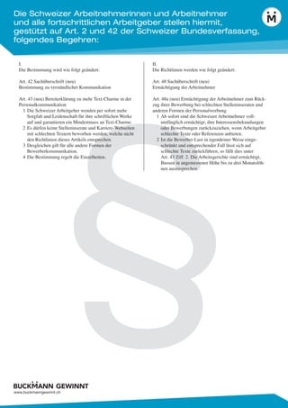 Initiative für mehr Text-Charme