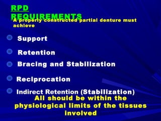 1. forces acting on rpd | PPT