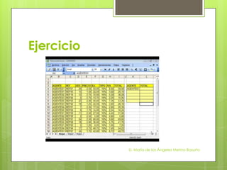 Ejercicio




            LI. María de los Ángeles Merino Basurto
 