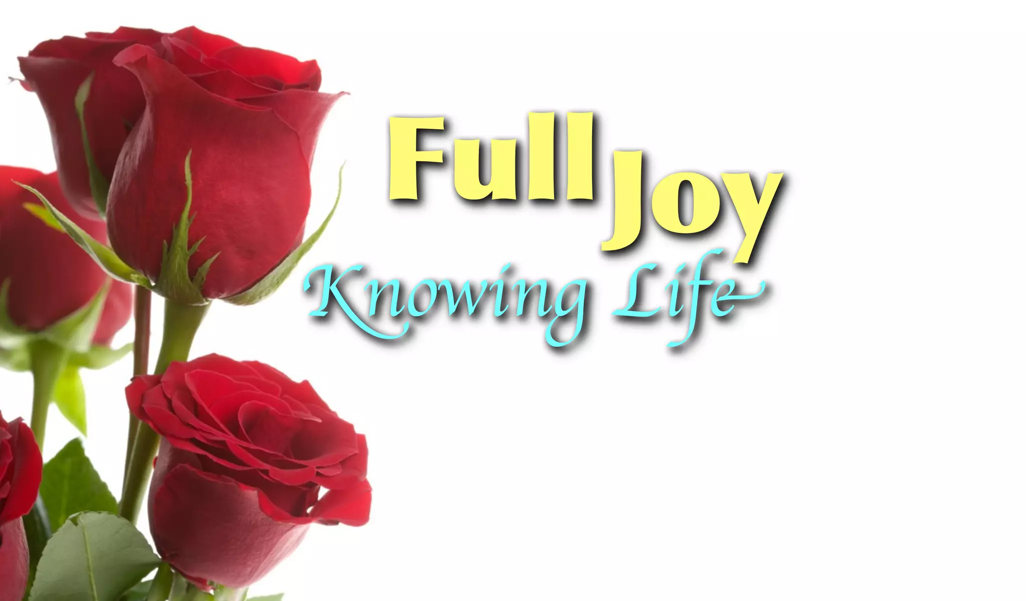 Full Joy
Knowing Life
 