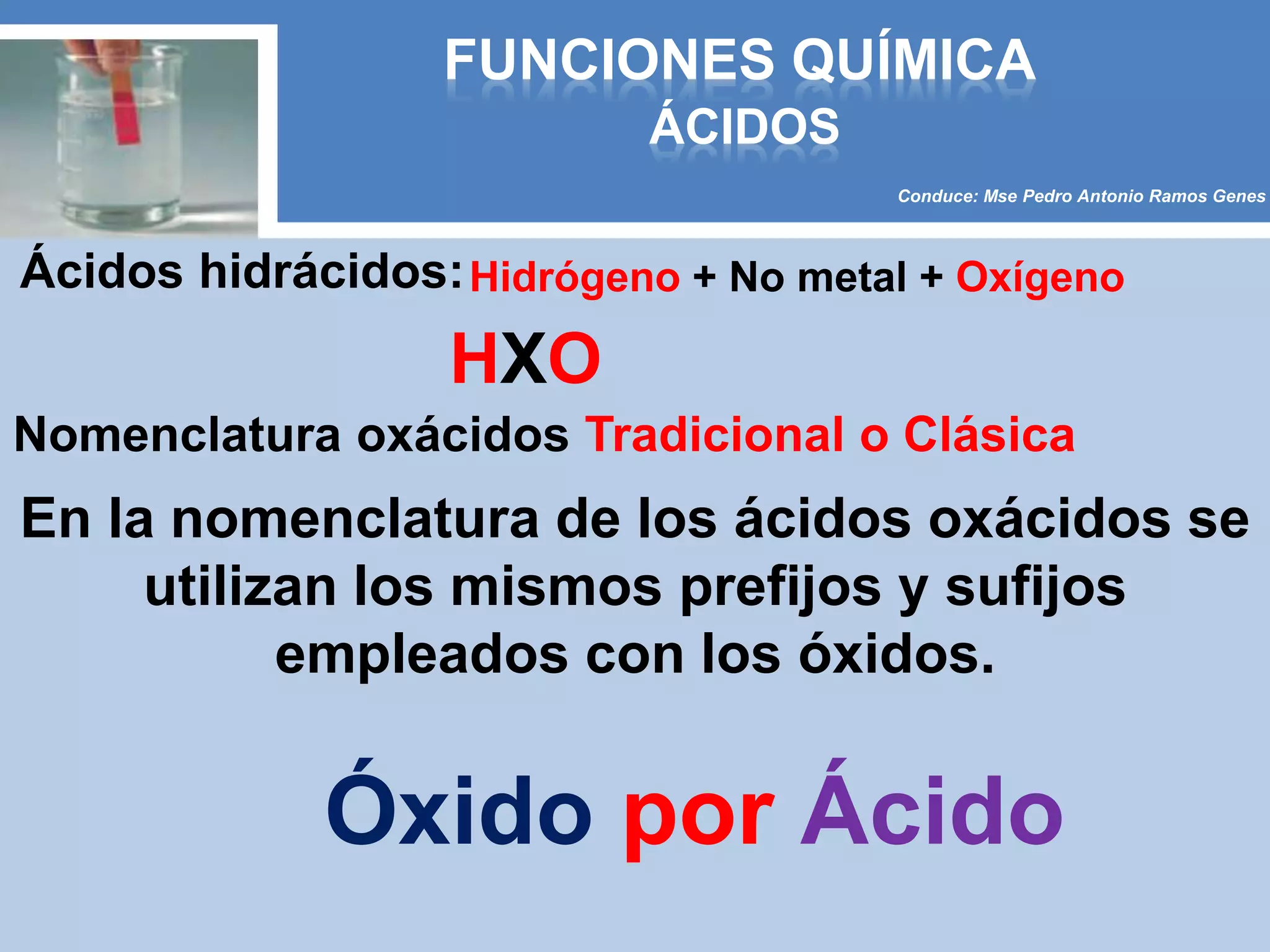 02 funcion quimica acidos | PPT