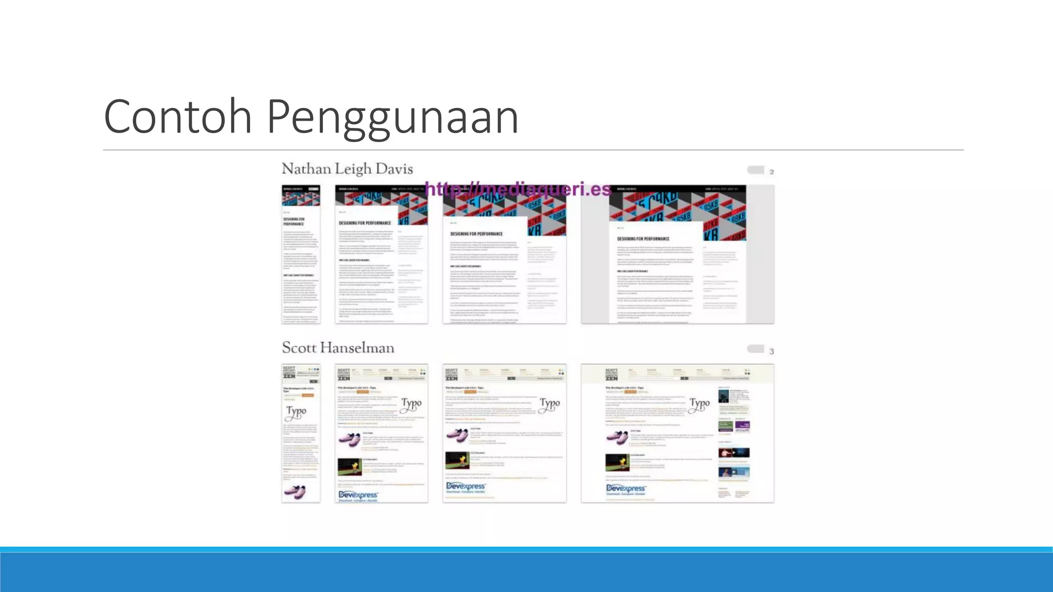 Contoh Penggunaan
 