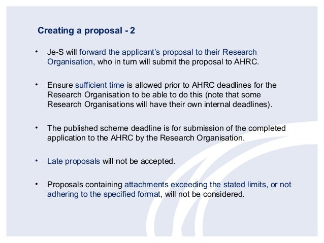How to write a good grant application