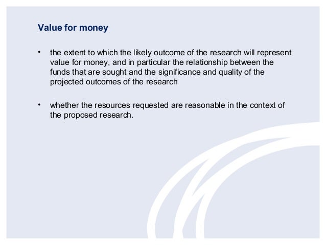 How to write a good grant application