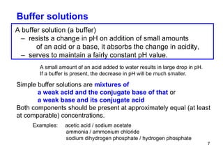 02 hydrolysis. buffers__colloids | PPT