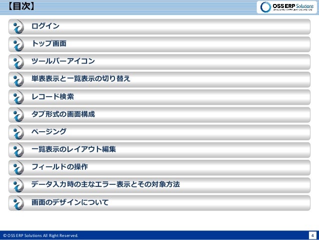 Oss Erp Idempiereの共通基本操作