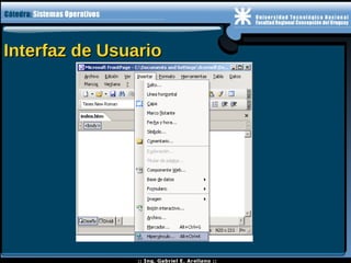 Interfaz de UsuarioInterfaz de Usuario
 