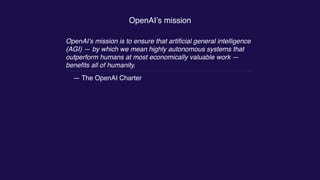 Ilya Sutskever at AI Frontiers : Progress towards the OpenAI mission